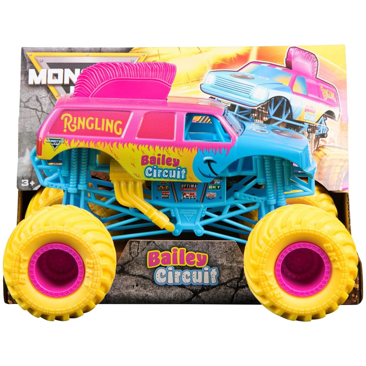 Monster Jam Ringling Bailey Circuit Monster Truck 1:24 Scale