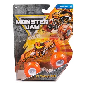 Monster Jam Toon Shaded El Toro Loco 1:64 Diecast Truck, Series 45 Monster Jam
