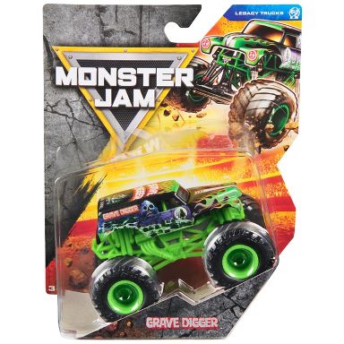 Monster Jam Official Grave Digger Monster Truck, Series 43, Die-Cast Vehicle, 1:64 Scale