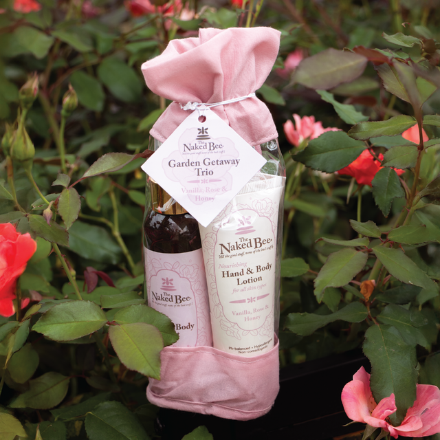 Vanilla, Rose & Honey Garden Getaway Trio