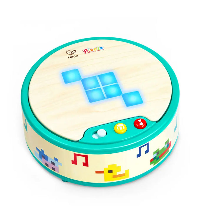 Hape Bright Beats Pixel Drum with Dynamic LED Screen