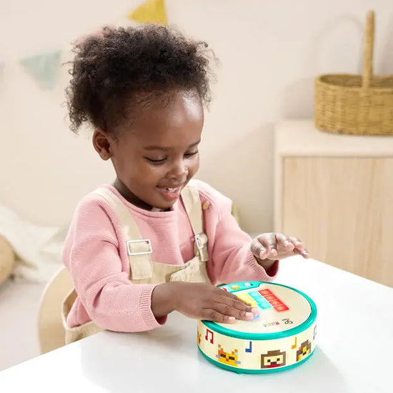 Hape Bright Beats Pixel Drum with Dynamic LED Screen