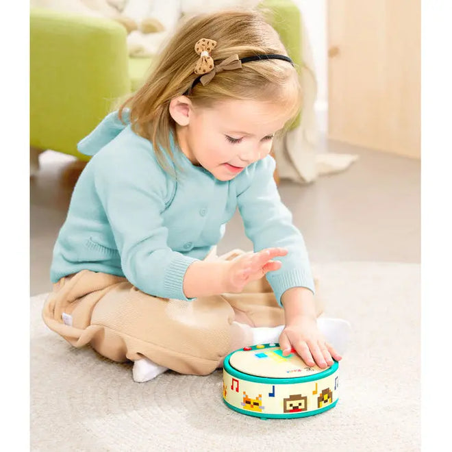 Hape Bright Beats Pixel Drum with Dynamic LED Screen