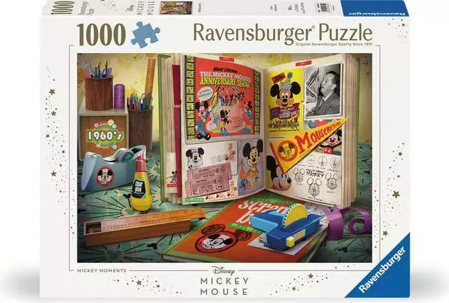 Adult Puzzle 1000 Pieces - Disney mickey mouse - 1960 Mickey Moments