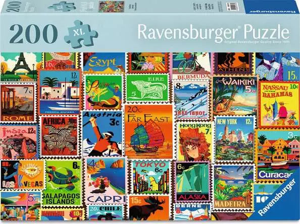 Travel Stamps Puzzle 200 XL
