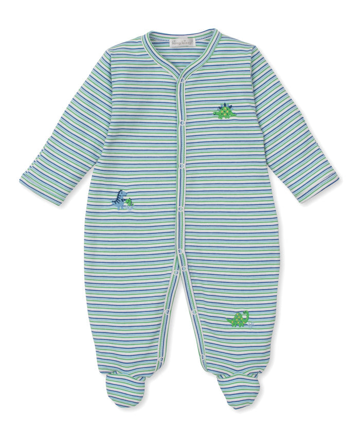 Dino District Stripe Footie