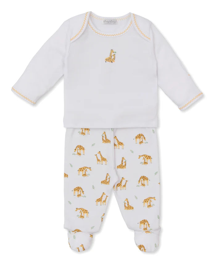 Giraffe Duo Footed Pant Set
