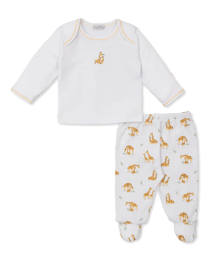 Giraffe Duo Footed Pant Set