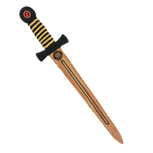 Liontouch Pretend-Play WoodyLion Sword - Medium Black & Gold