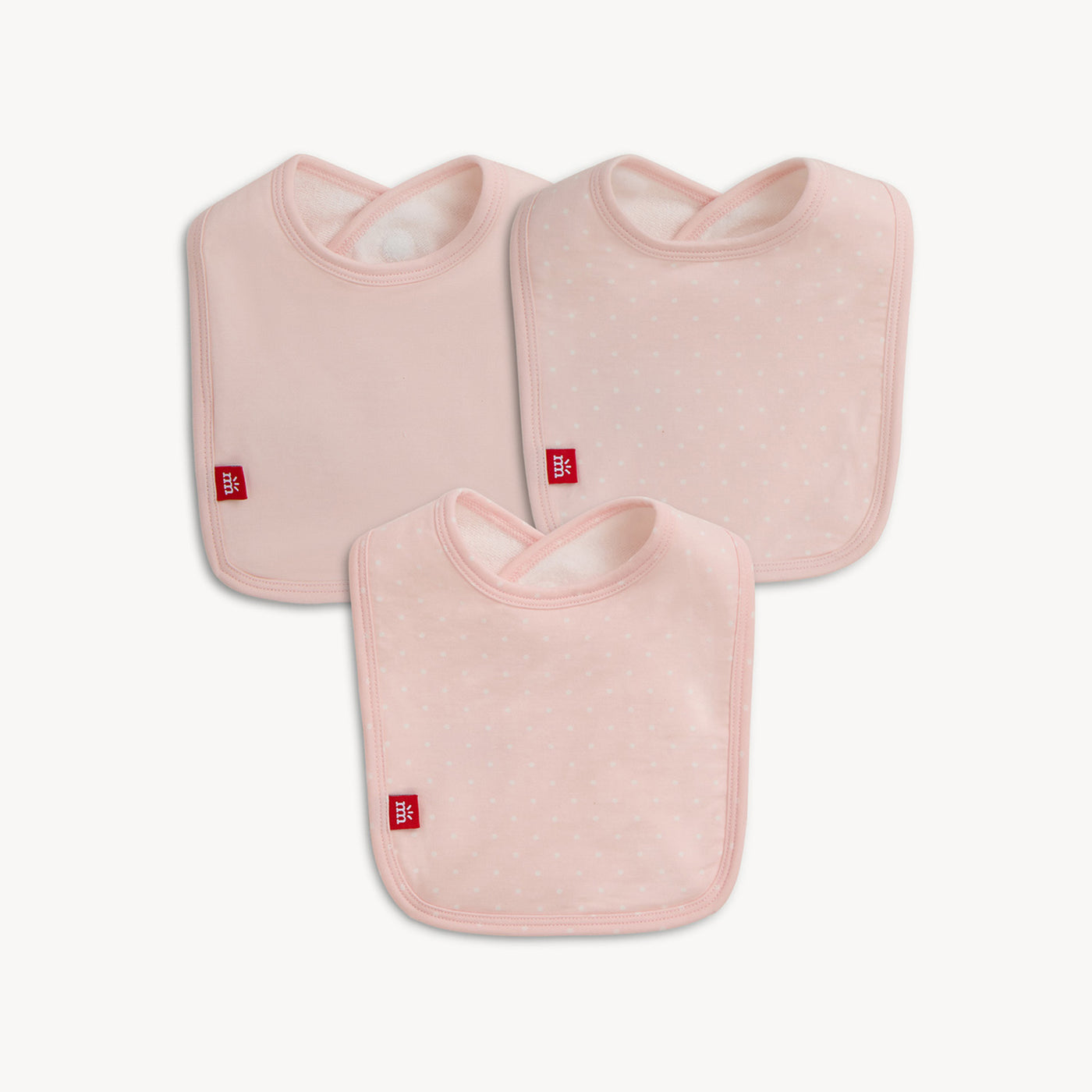 Magnetic Me 3 Pack Bib Pin Dot Pink