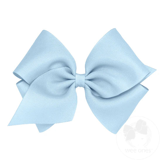 Mini King Classic Grosgrain Hair Bow (Plain Wrap) - MIB
