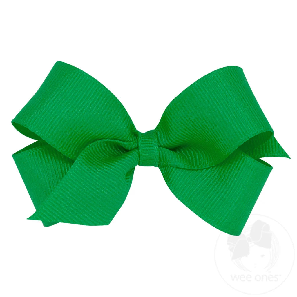 Small Grosgrain Bow APG [ Limeish green]