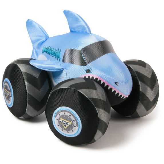 Monster Jam Plush Trucks with Sound Effects - Megalodon