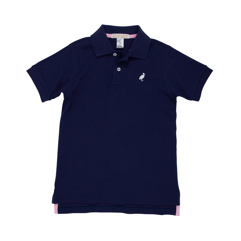 Prim & Proper Polo - Nantucket Navy with Worth Avenue White 5