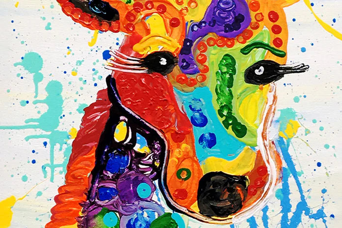 Rainbow Giraffe