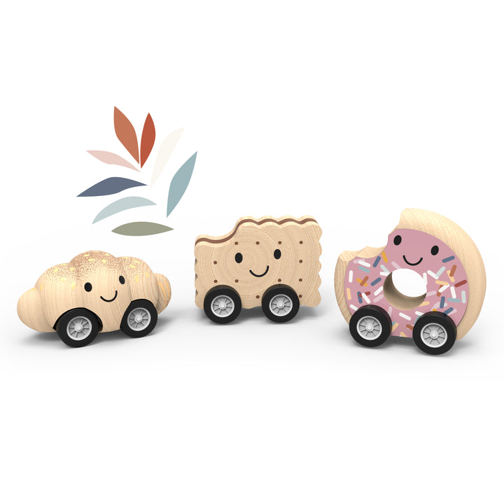 Display of 9 Pull Back Bakery