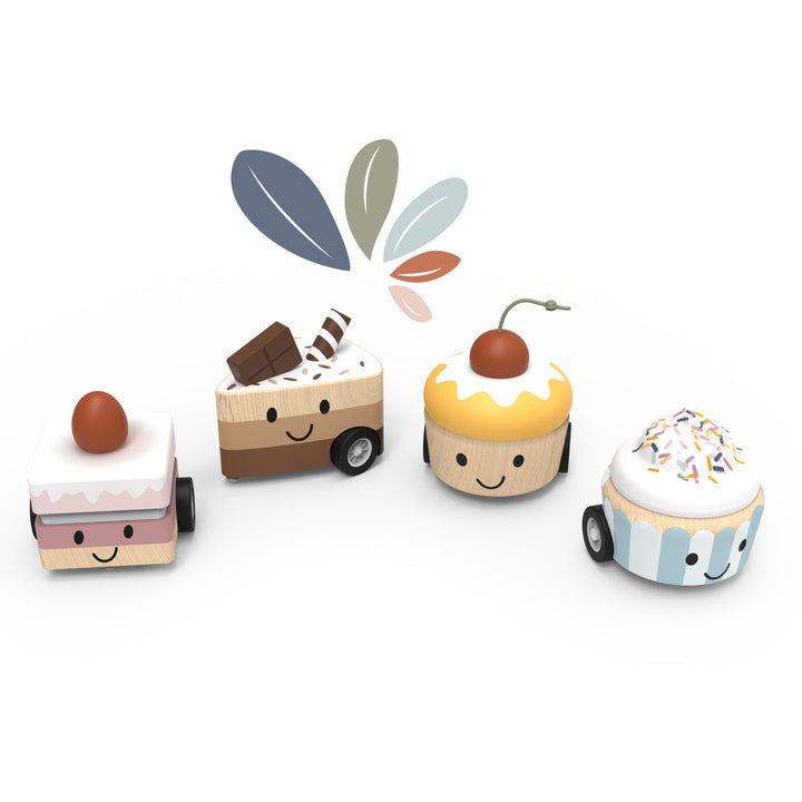 Display of 8 Pull Back Cake