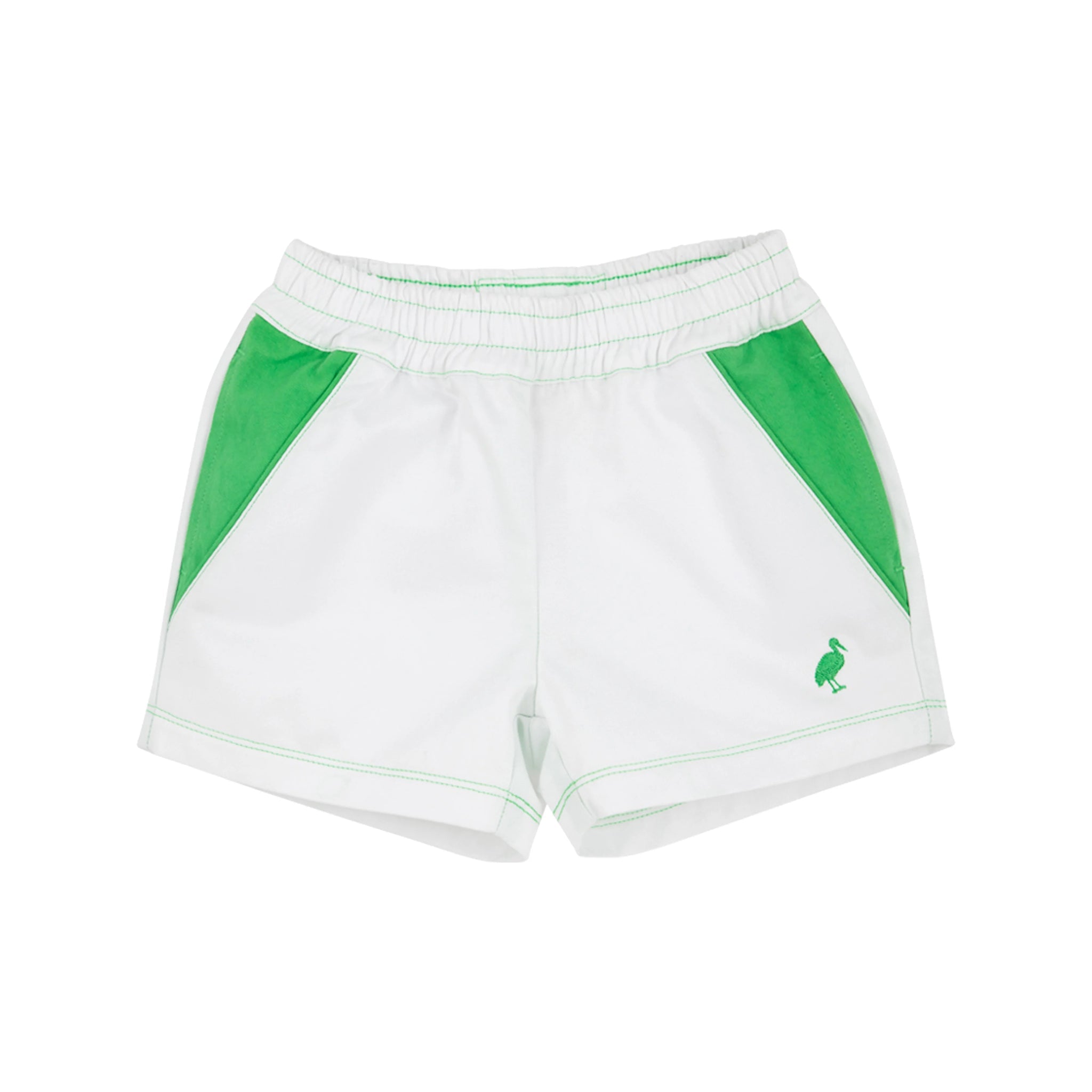 Schroeder Short - Worth Avenue White with Grafton Green 7