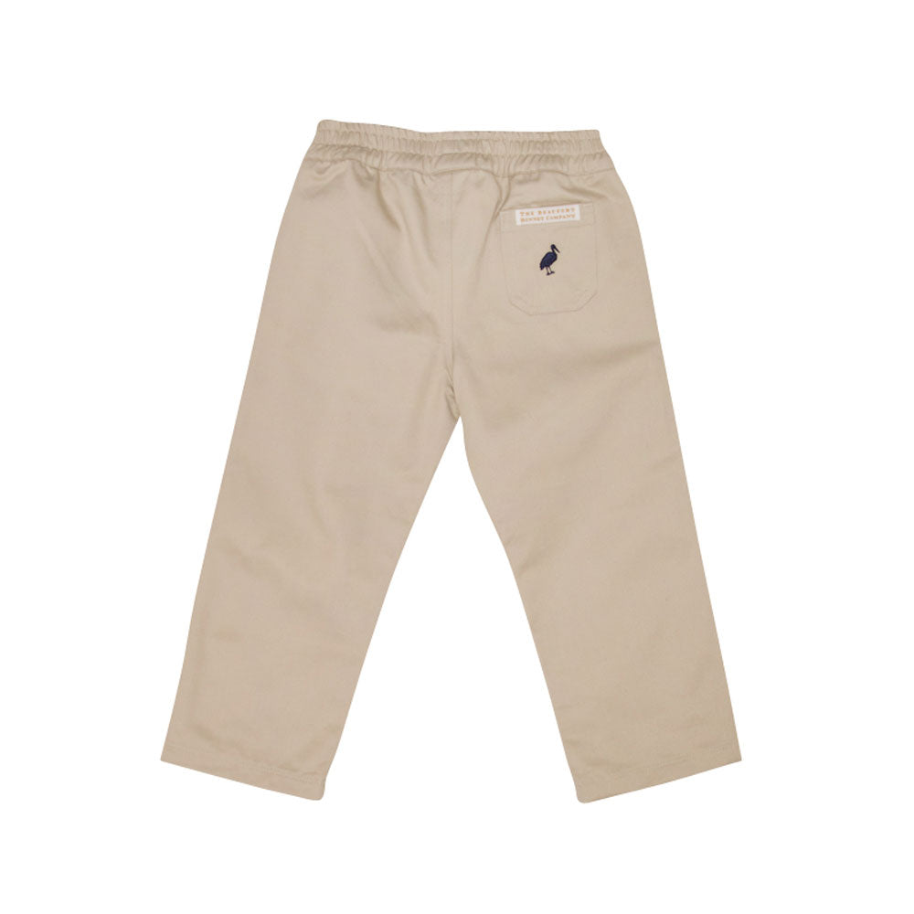 Sheffield Pants - Keeneland Khaki with Nantucket Navy 12-18M