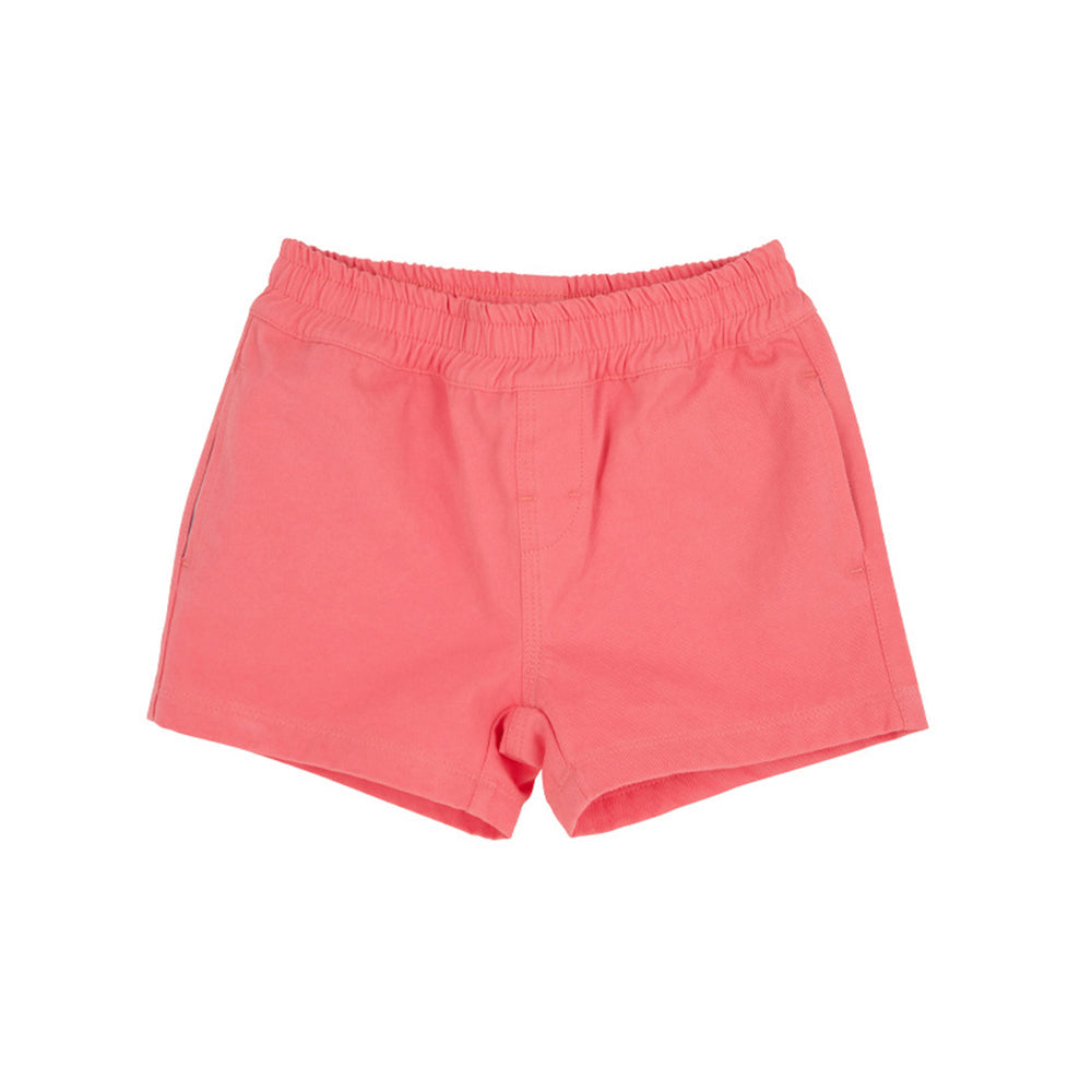 Sheffield Shorts - Parrot Cay Coral with Beale Street Blue Stork 6
