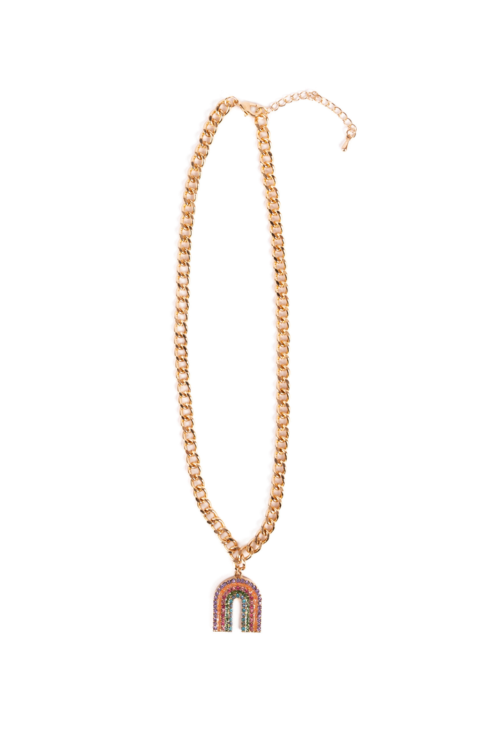 Great Pretenders - Boutique Chic Somewhere Over The Rhinestone Necklace