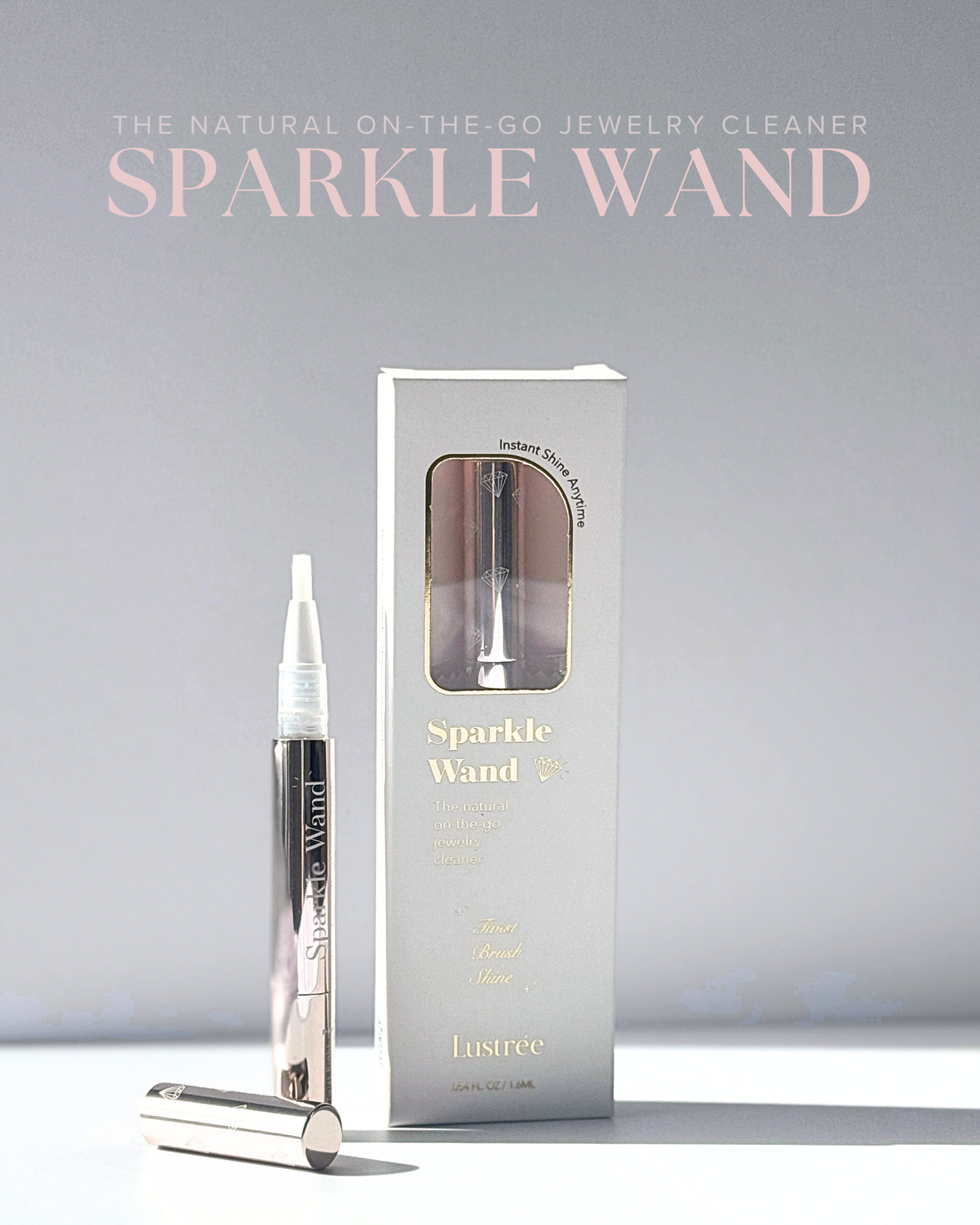 Bonblissity Sparkle Wand : On-the-Go Jewelry Cleaning Pen