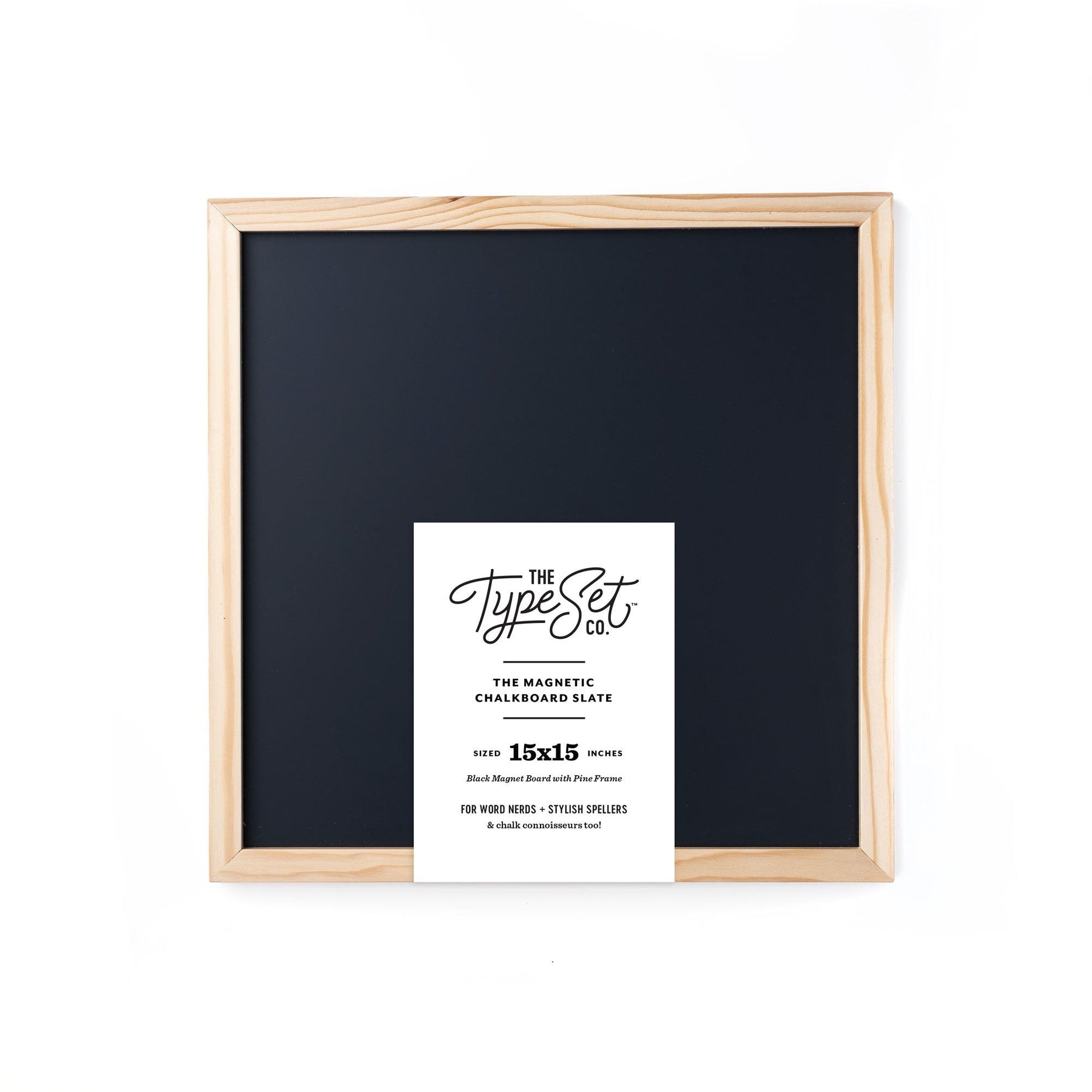 The Magnetic Chalkboard Slate 15x15