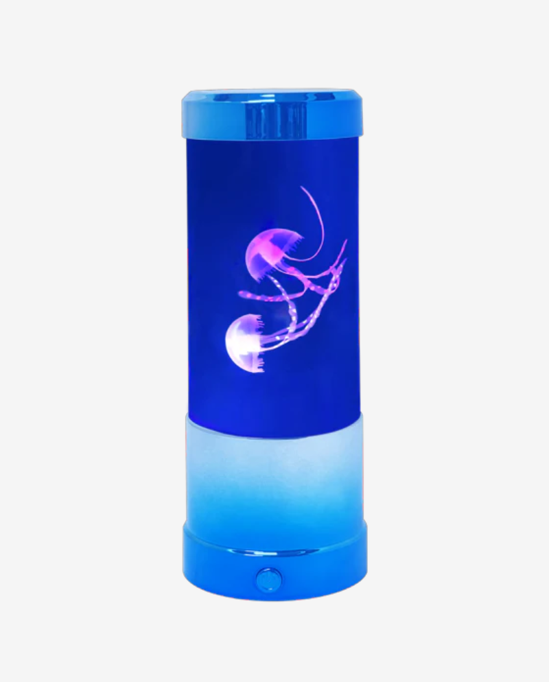 Jelly Fish Lamp with LED Lights - Mini Blue