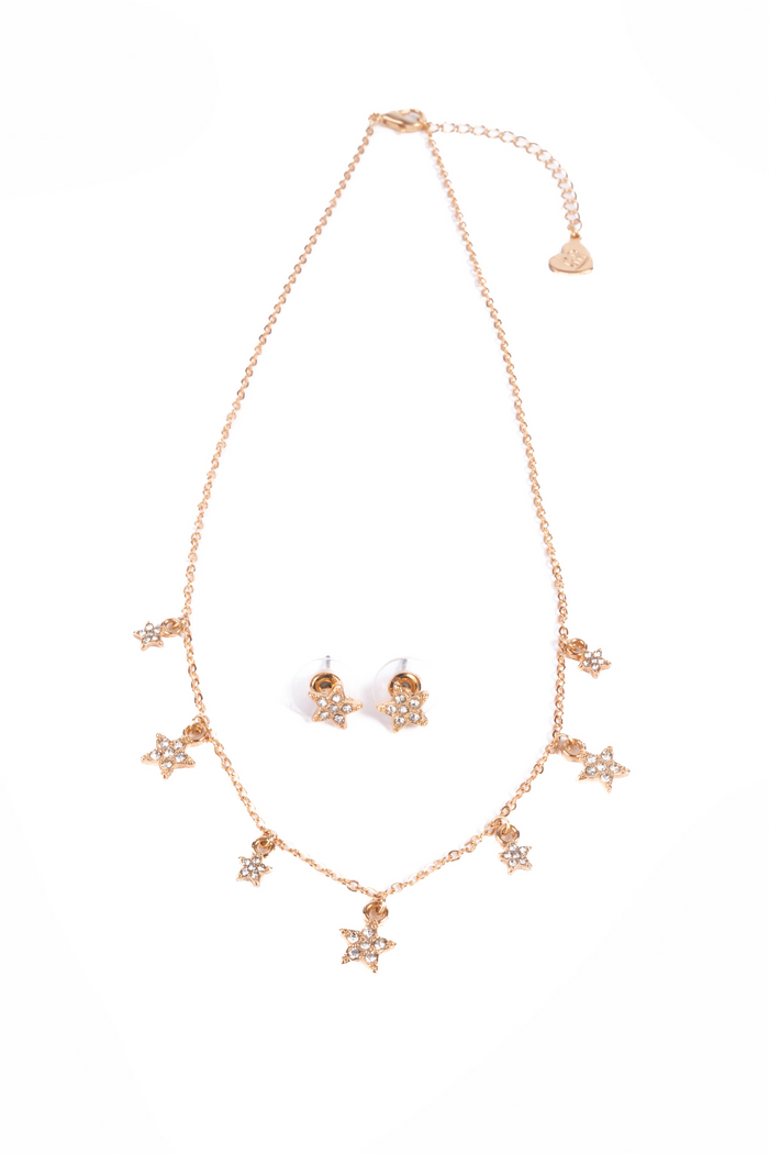 Great Pretenders - Rising Star Necklace & Earrings set