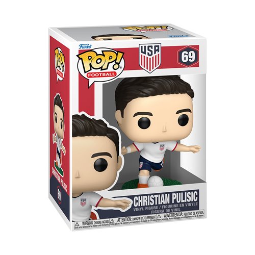 Football World Cup 2026 USA Christian Pulisic Funko Pop! Vinyl Figure #69