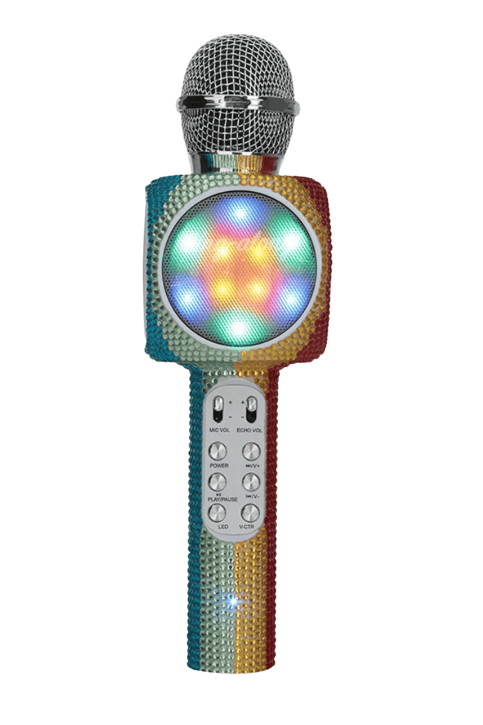 Sing A long Rainbow Bling Karaoke Bluetooth Microphone