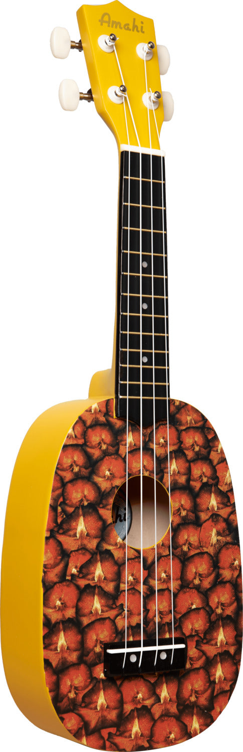 Amahi Soprano Ukulele, Pineapple Design