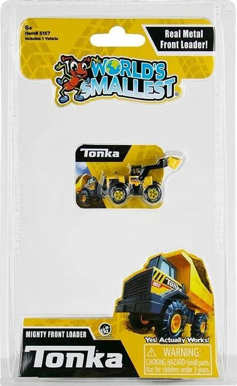 Super Impulse Worlds Smallest Tonka Front Loader Toy