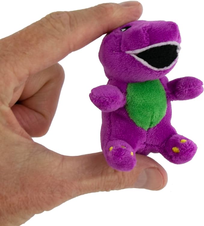 World's Smallest Barney Plush Purple Dinosaur