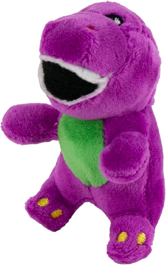 World's Smallest Barney Plush Purple Dinosaur