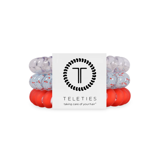 Basket of Cherries Hair Ties
