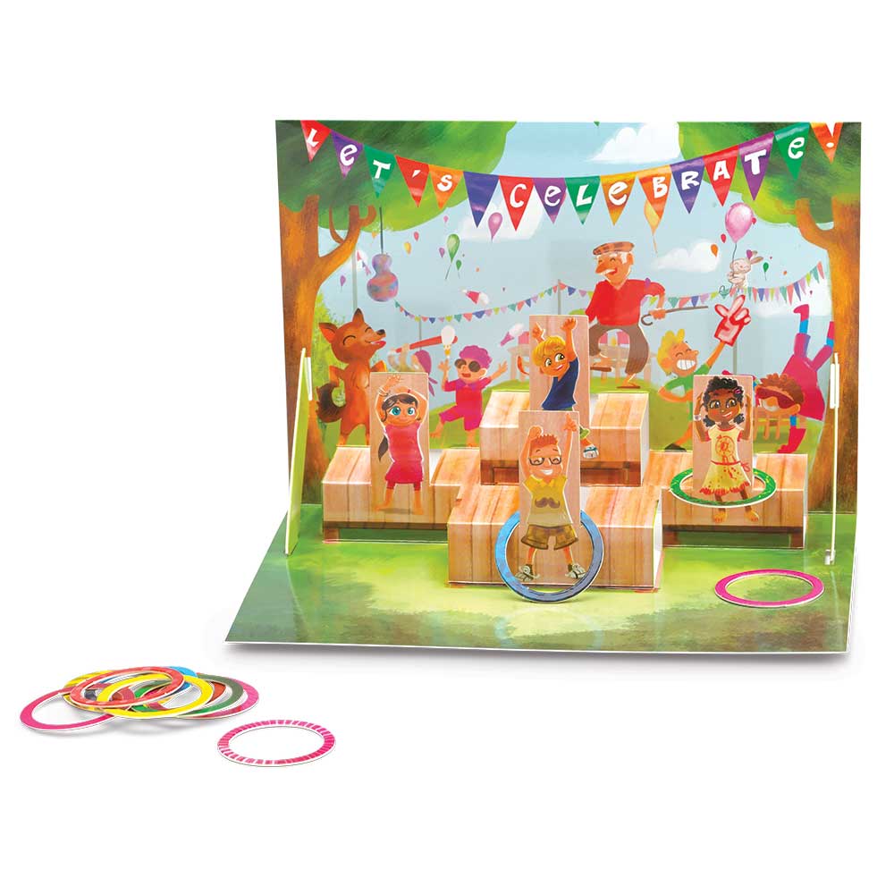 Pop 'N Play Greeting Cards with Game - Congratulations!