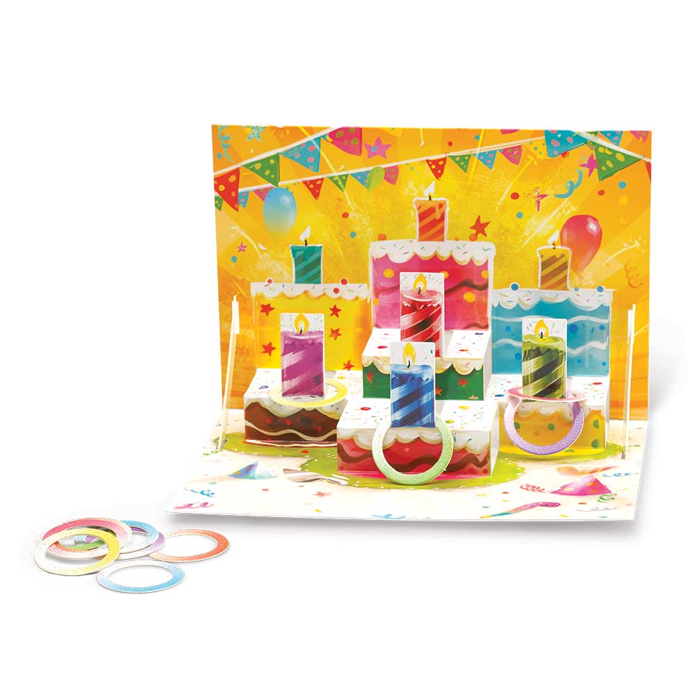 Pop 'N Play Greeting Cards with Game - Happy Birthday! - Cake