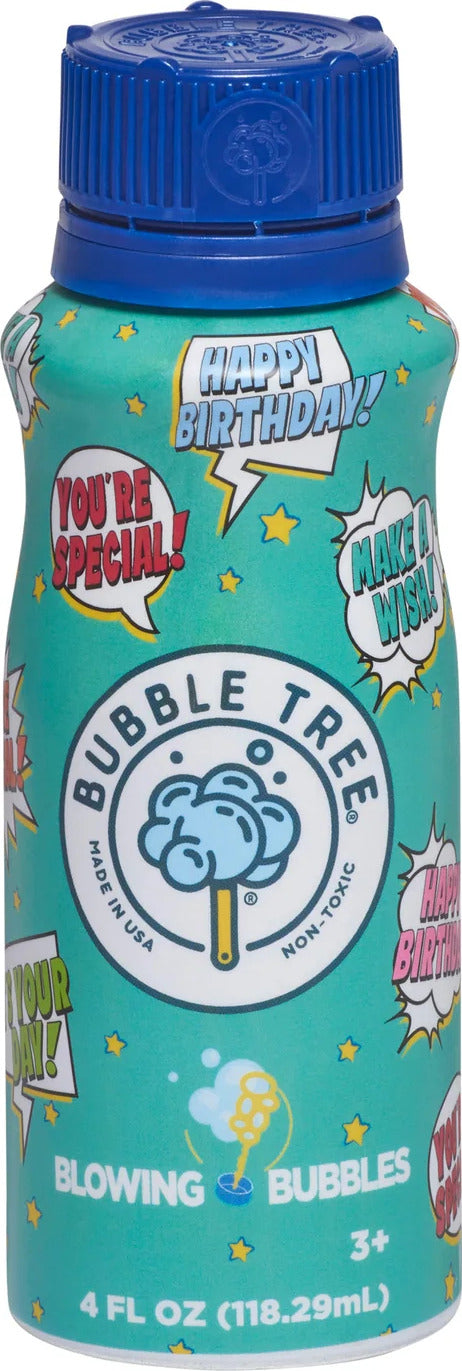 Happy Birthday Aluminum Bubble Bottle