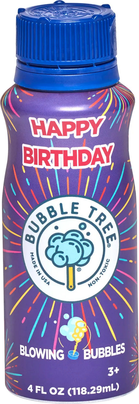 Happy Birthday Aluminum Bubble Bottle