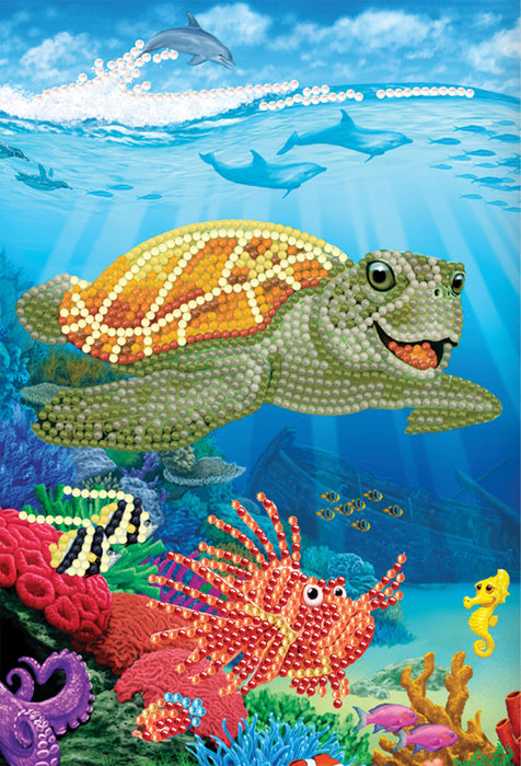 Card Kit Notebook- Underwater Turtle