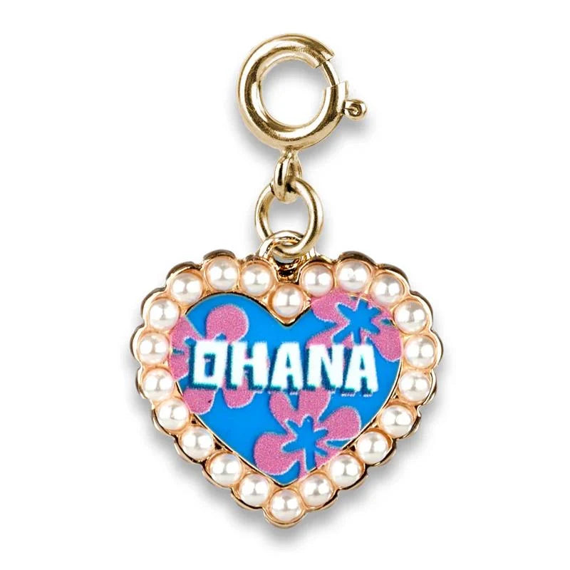 Gold Ohana Pearl Heart