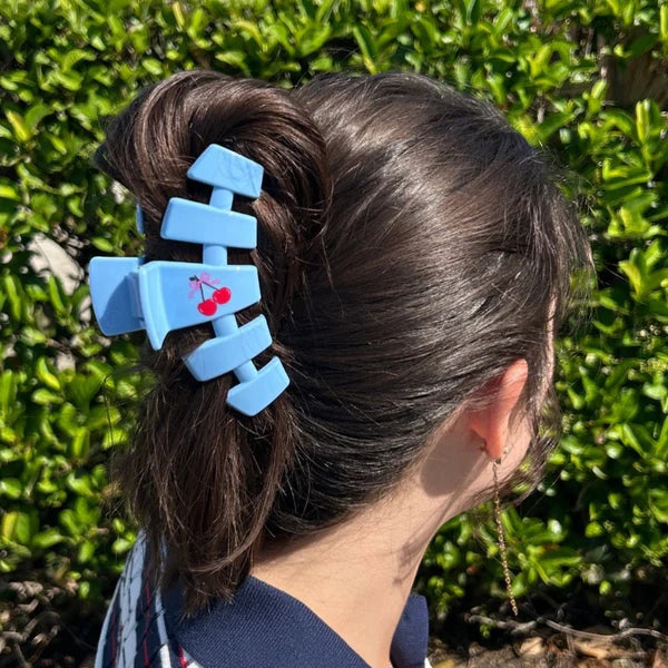 Classic Basket of Cherries Claw Clip