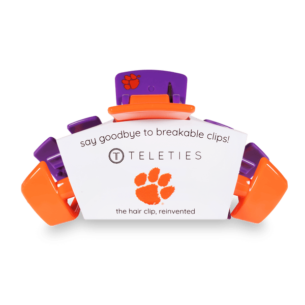 Clemson University Hair Clip - Teleties
