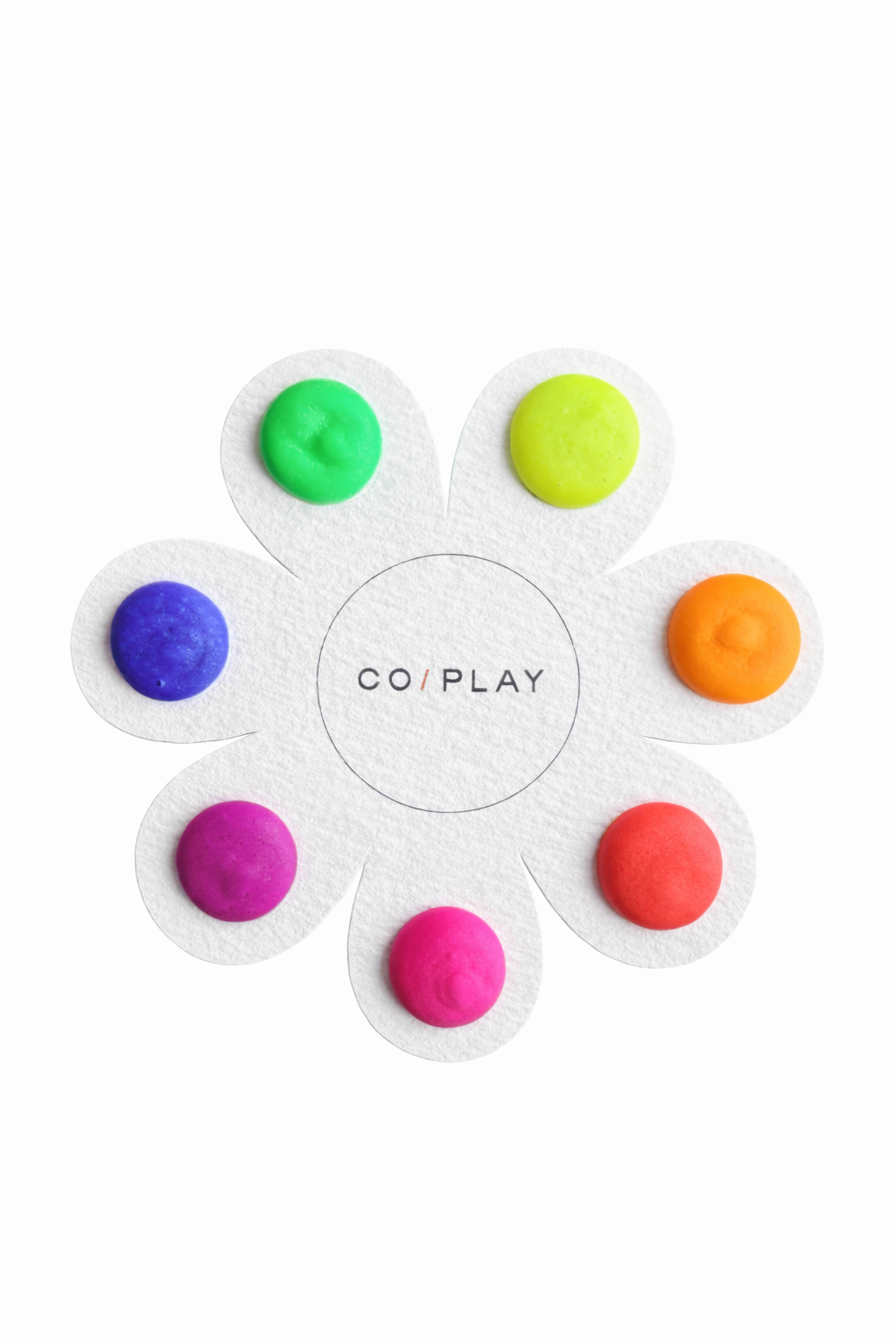 Seven-Color Bloom Dot Palette - Glow-in-the-Dark