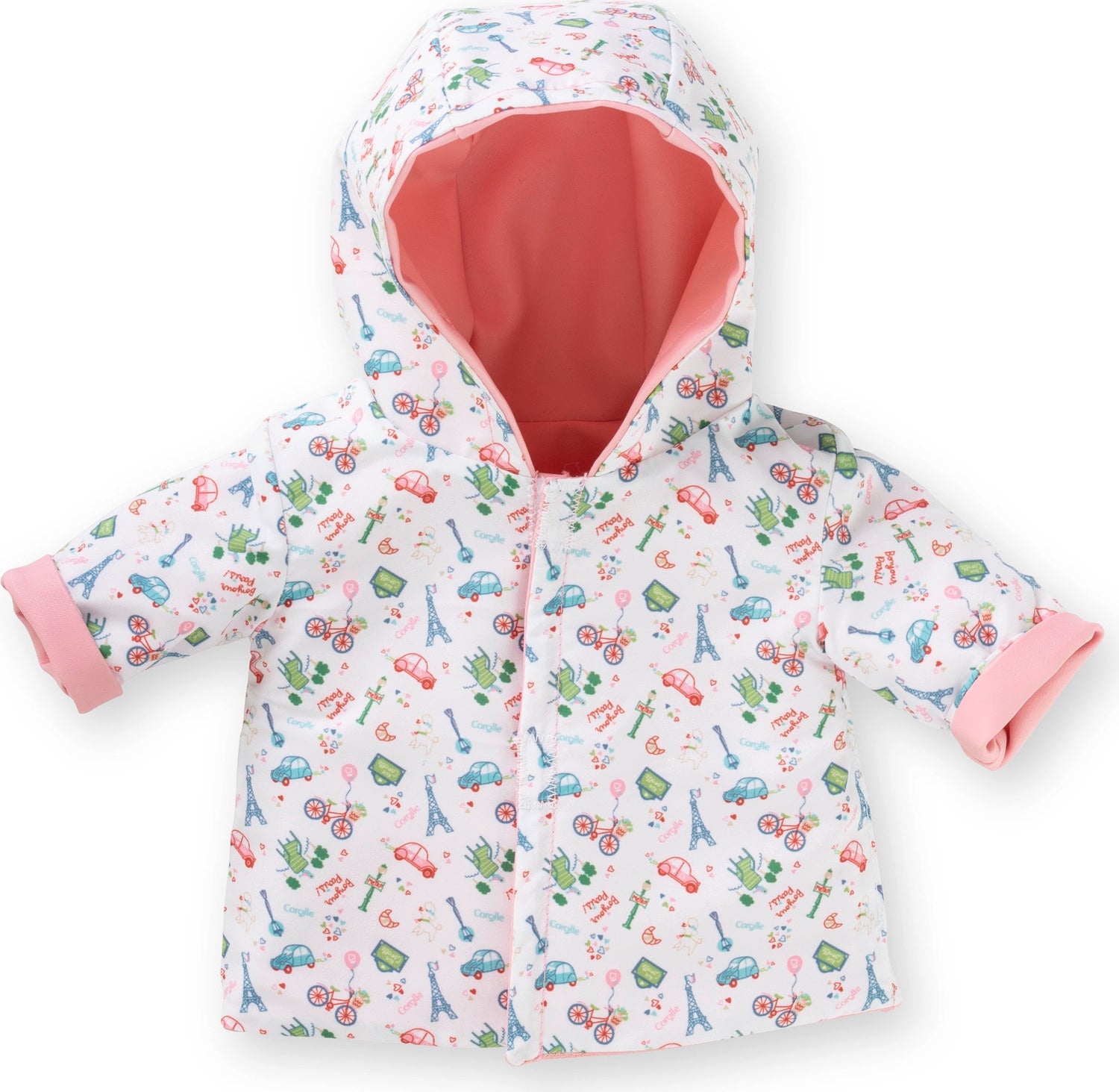 Doll Reversible Rain Coat - Weekend in Paris
