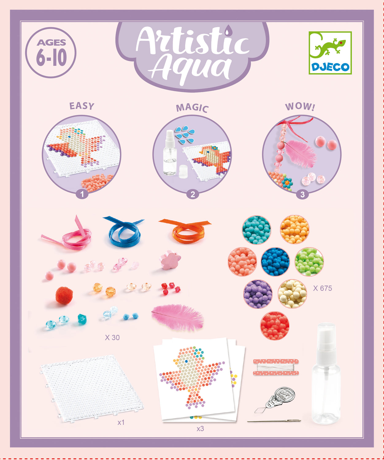 Djeco Country Charm Artistic Aqua Craft Kit