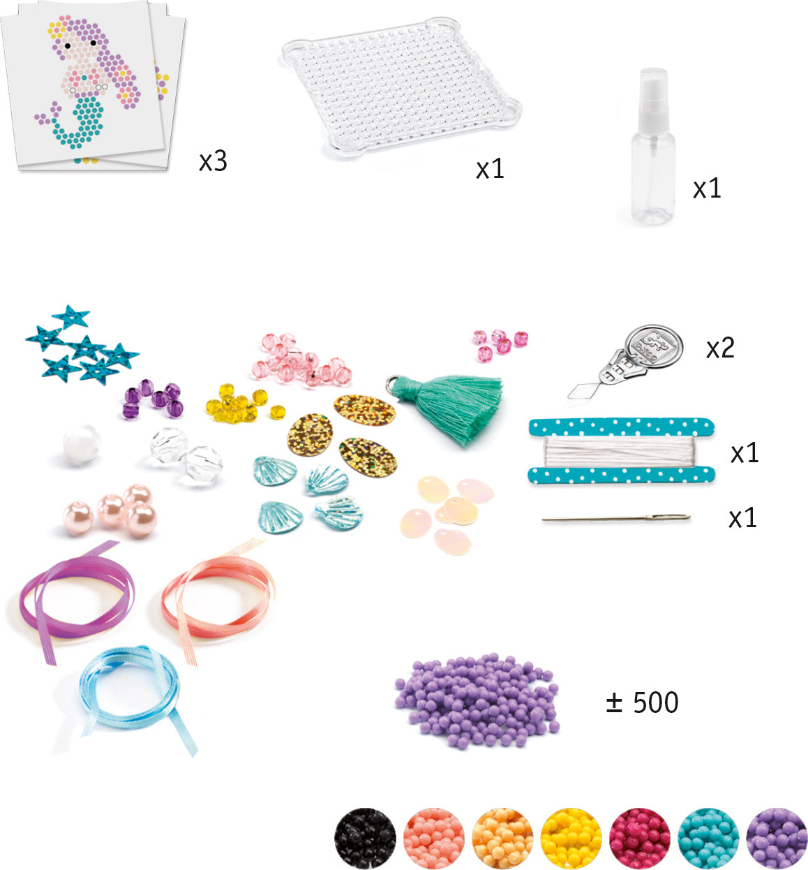 Djeco Mermaids Artistic Aqua Craft Kit