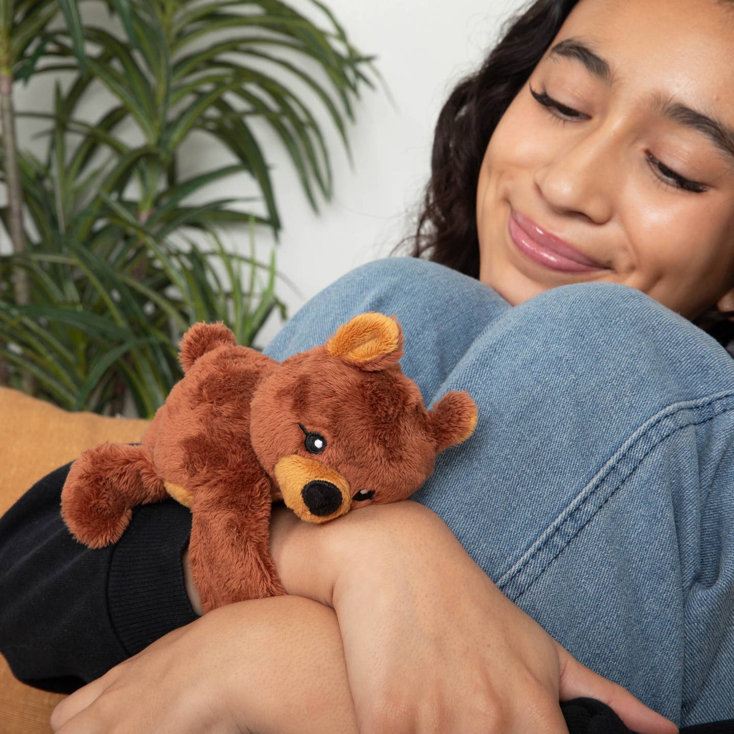 Darby Bear Hug Baby, Mini Wraparound Sensory Plush