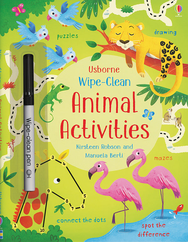Wipe-Clean, Animal Activities